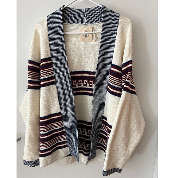 Urban Outfitters Kassi Stripe Oversized Cardigan Size XS OB830584 - Picture 2 of 4